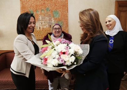 مايا مرسى تتوجه لوزارة التضامن لتهنئة غادة والى بمنصبها فى الأمم المتحدة