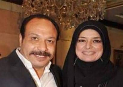 خالد صالح وزوجته