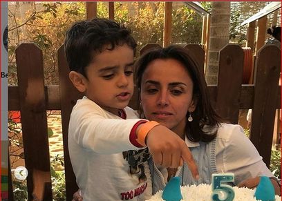بالصور| علا رشدي تحتفل بعيد ميلاد ابنها
