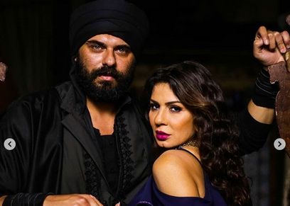 نجلاء بدر وأحمد صلاح حسنب