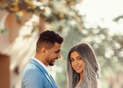 علي غزلان وخطيبته