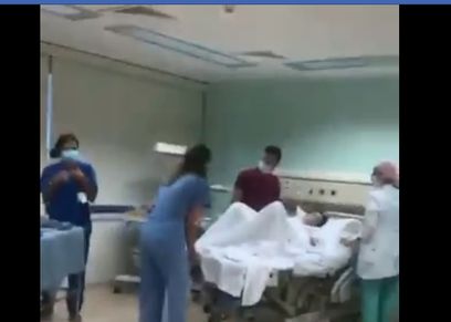 لحظة وضع أم لمولودتها خلال إنفجار بيروت