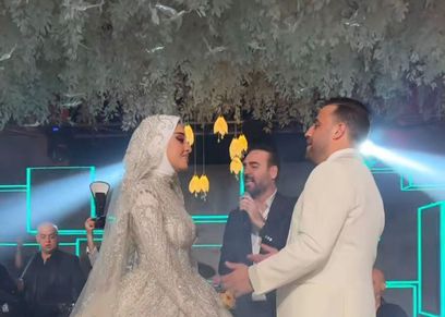 صورة من حفل الزفاف بطلخا