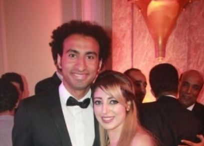 علي ربيع وزوجته ندى محمود