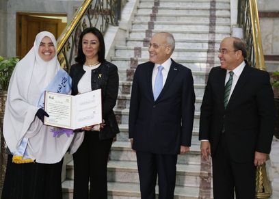 مايا مرسي توقع بروتوكول تعاون مع وزارة الإنتاج الحربي