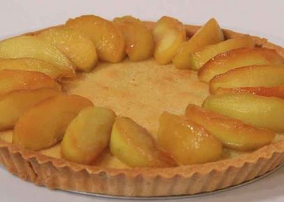عمل تارت الخوخ