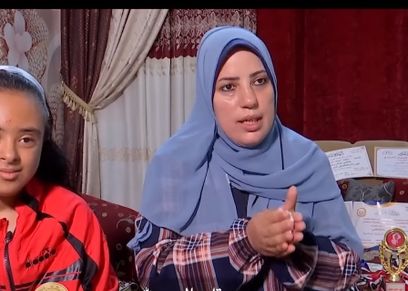 الطفلة شهد ووالدتها