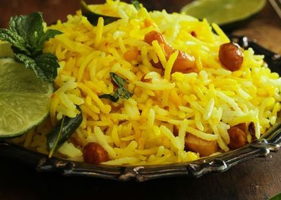 طريقة عمل الأرز البسمتى الأصفر