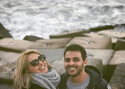 محمد رشاد وخطيبته