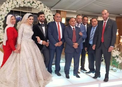 حفل زفاف شقيق محمد صلاح