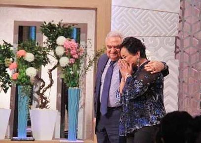 الكاتبة أنيسة حسونة وزوجها الدكتور شريف ناجي