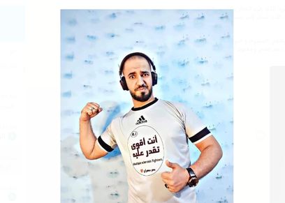 عمر مهران الشاب المريض بسرطان العظام
