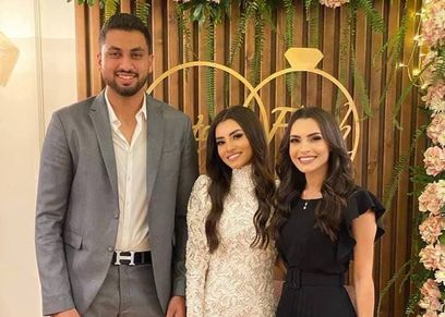 صور.. كارمن سليمان تحتفل بخطوبة شقيقتها