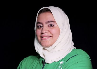 لاعبة الجودو السعودية تهاني القحطاني