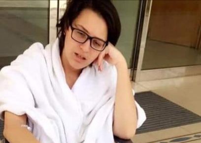 أميرة أثناء فترة مرضها