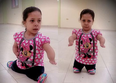 تحدى «آية»: بطلة كاراتيه دون يدين ولا قدمين