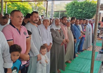 العيد في جامع مصطفي محمود