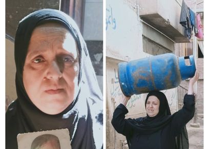 السيدة إيمان وصورة رضيعها المفقود