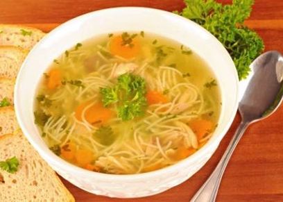 شوربة جزر بالدجاج