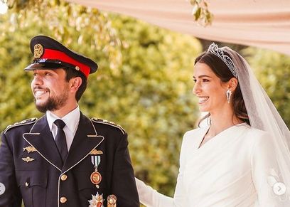 حفل زفاف الأميرة رجوة وولي عهد الأردن