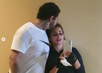 أحمد الفيشاوي وزوجته