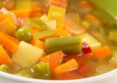شوربة الخضار للمريض