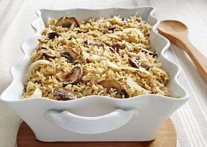 أرز بالدجاج والمشروم