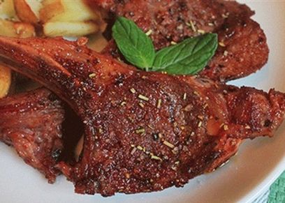 طبق ريش بالعسل