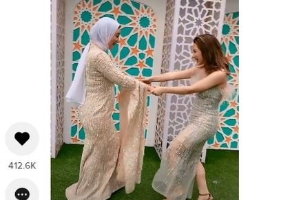 أروى قاسم ووالدتها
