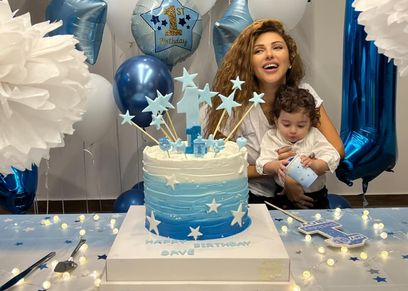 ميريام فارس تحتفل بعيد ميلاد نجلها