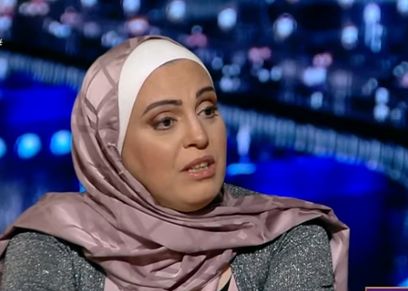إيمان عبدالوهاب والدة سيف هاني لاعب منتخب مصر لكرة اليد تحت 19 عاما