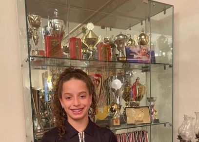 هنا جودة  لاعبة منتخب تنس الطاولة