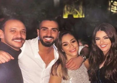 محمد الشرنوبي وزوجته