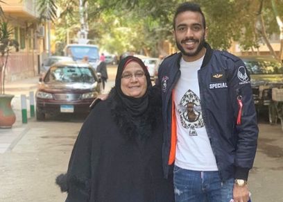 اللاعب كهربا ووالدته