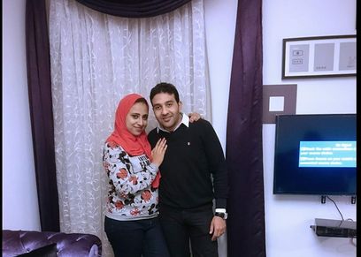 الشهيد باسم فكري وزوجته