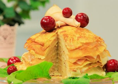 تارت كريب بالجبنة