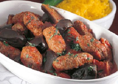 طبق كفتة الباذنجان