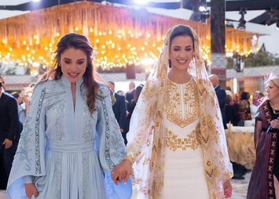الملكة رانيا عبدالله والأميرة رجوة