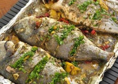 طريقة عمل السمك المشوي