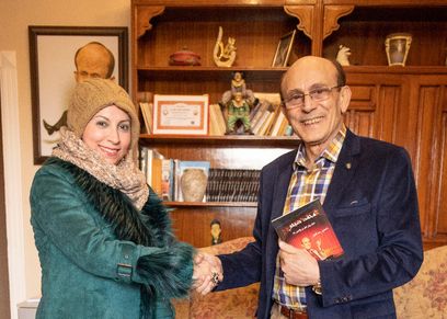 الدكتورة نسرين عبدالعزيز والفنان محمد صبحي