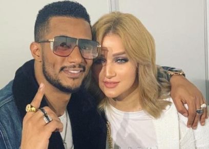 محمد رمضان وزوجته نسرين