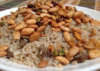 أرز خلطة بالمكسرات