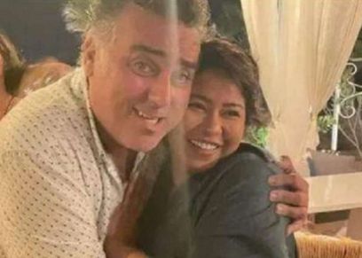 شيرين عبدالوهاب تظهر بوزن زائد مع السيناريست تامر حبيب