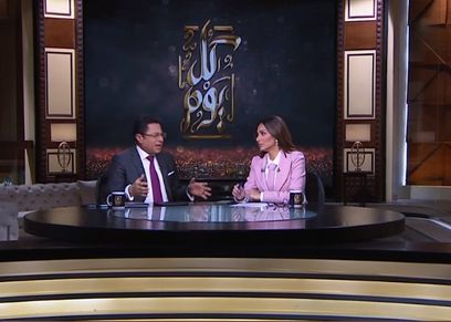 الإعلامية بسمة وهبة والإعلامي خالد أبو بكر