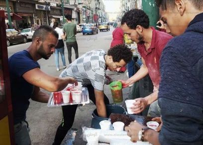 شربات الموز والأرز باللبن في المولد النبوي