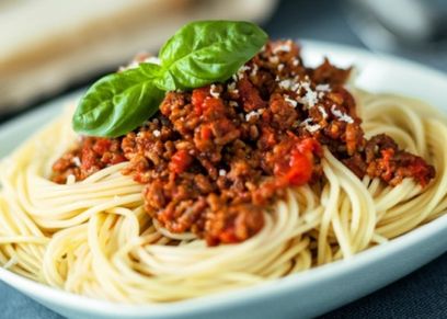 طريقة عمل مكرونة بولونيز