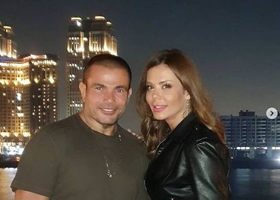 عمرو دياب وإيمي سالم