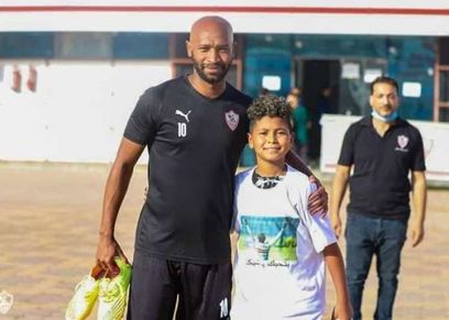 الطفل الباكي مع شيكابالا