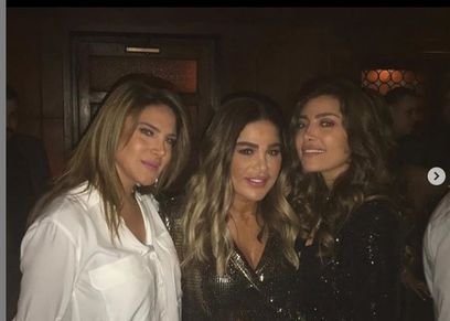 بالصور| ريهام حجاج تنشر صور مع مجموعة من نجوم الفن..وتعلق: