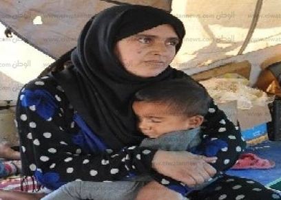 «خولة» داخل خيمتها